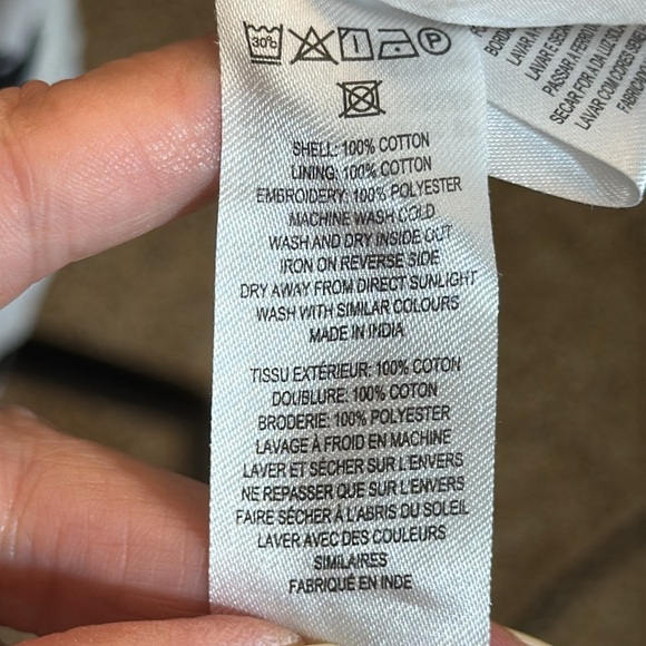 French Connection White Felicity Embroidered Midi – Skirt Size 4 (UK 8) - Picture 7 of 7